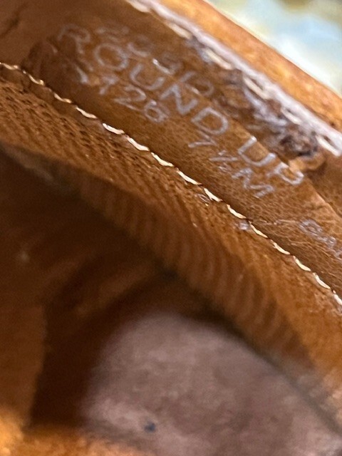 Dr Scholl’s Memory Fit Comfort Slip On Cowboy Western ROUND UP Design Size 7.5 M