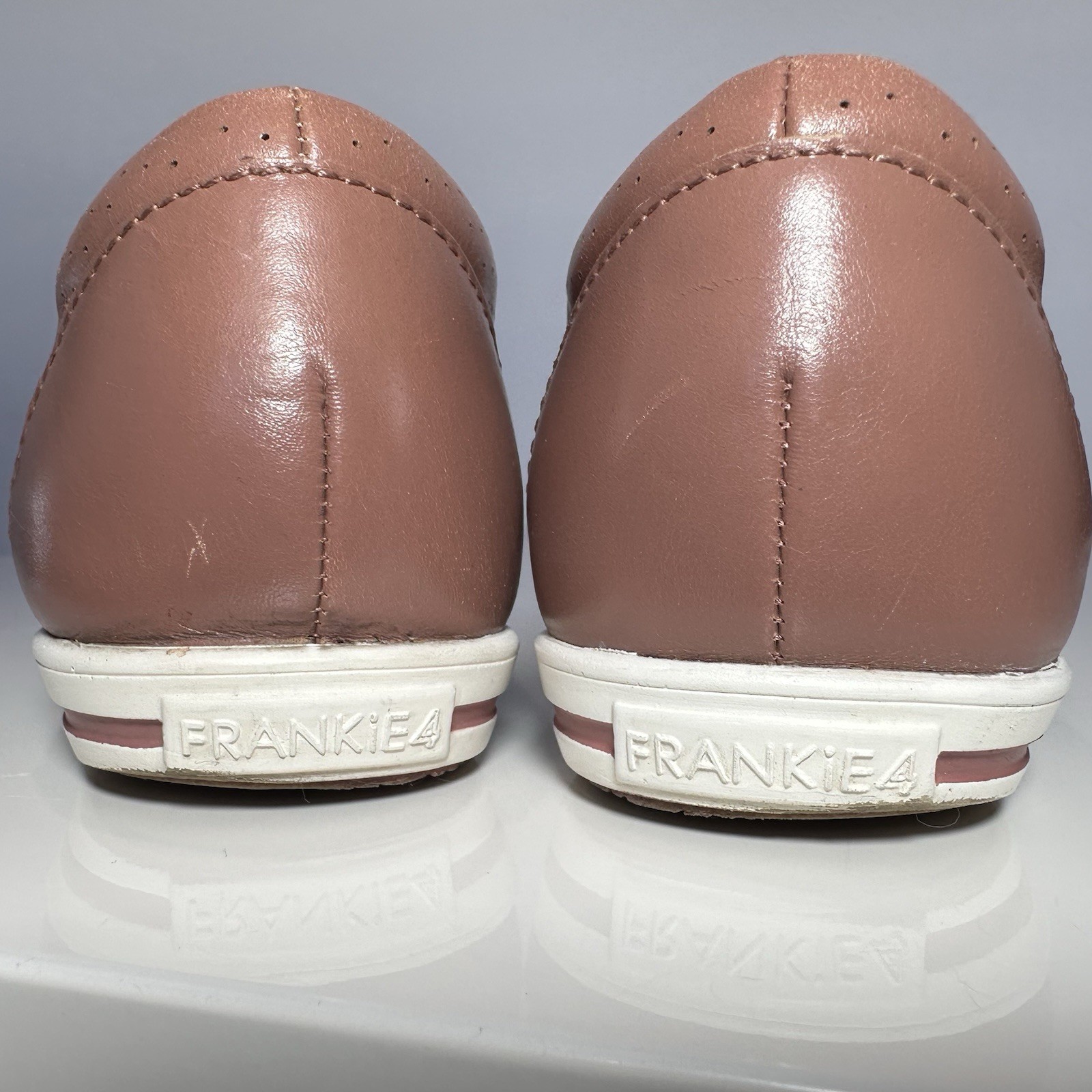 FRANKIE4 Frankie 4 Hannah II Dusty Rose Leather Shoes Sneakers Flats Size 7