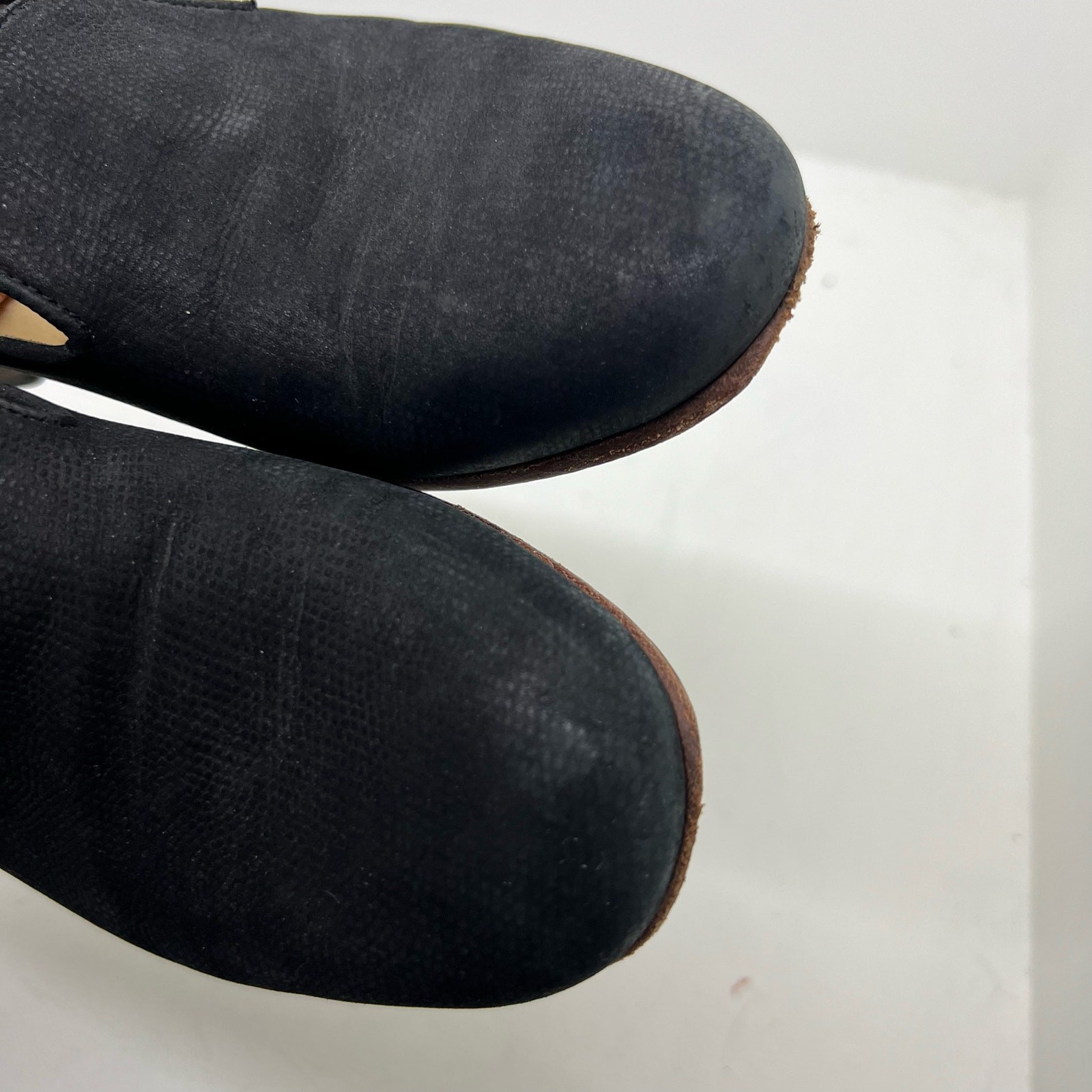 Dieppa Restrepo classic black leather loafers made in Mexico women size 7