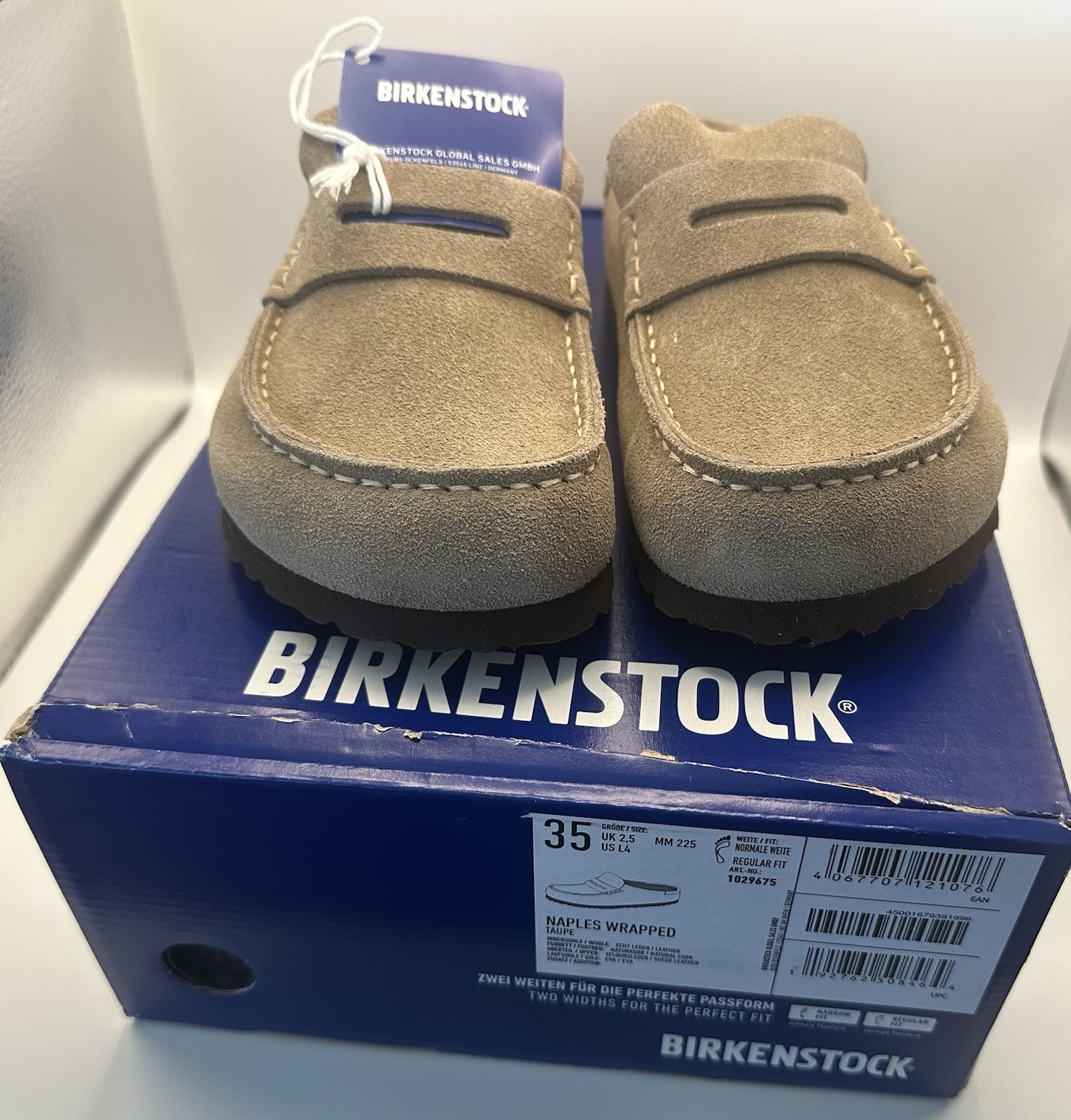 Birkenstock Naples Wrapped Sandals – Taupe