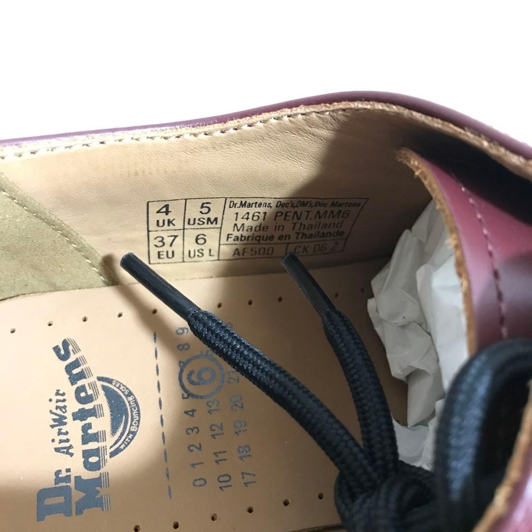 Dr. Martens UK4 2cm Platform 1461 Leather Shoes