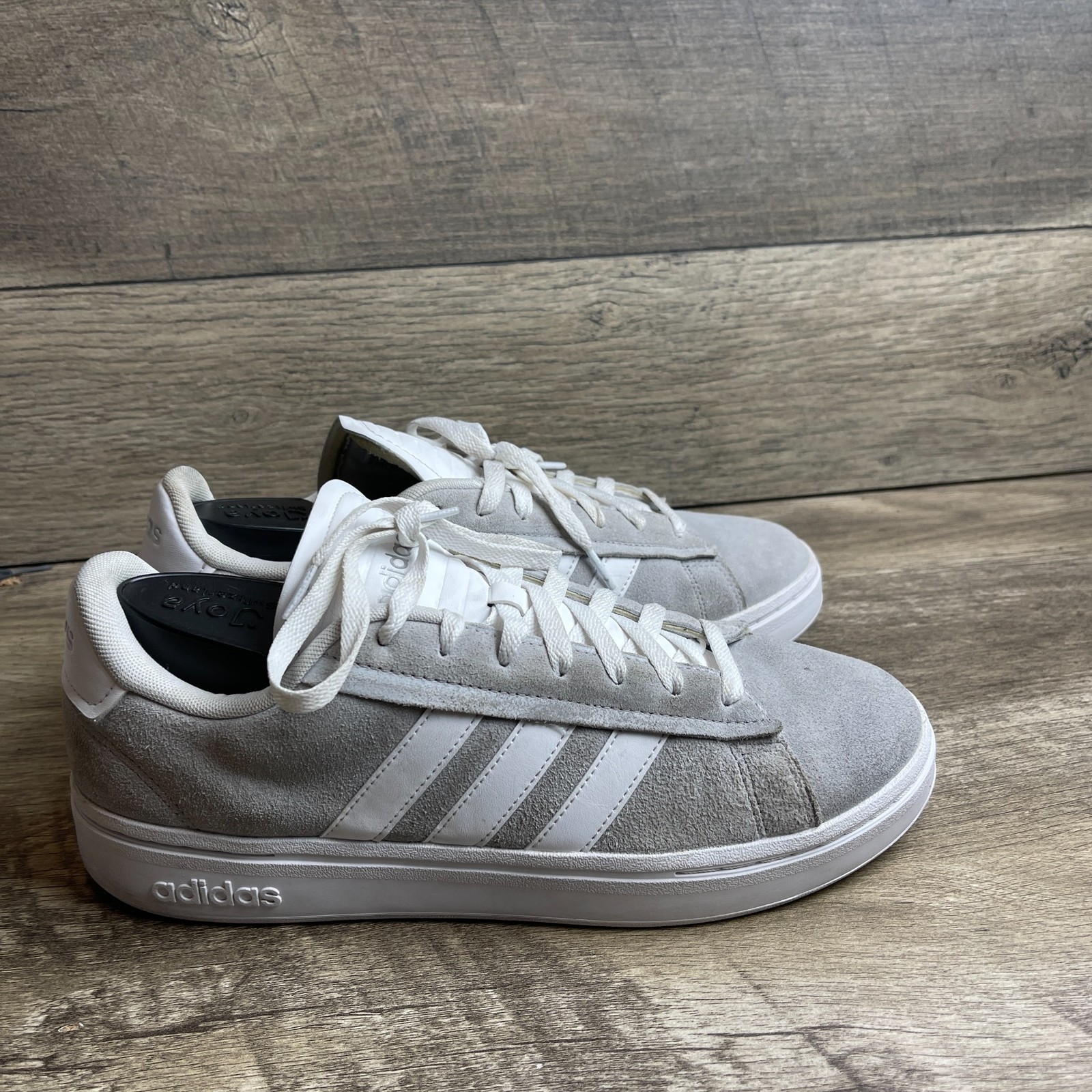 Adidas Grand Court Alpha ID5288 Women’s 11 Comfort Shoes Gray White Sneakers
