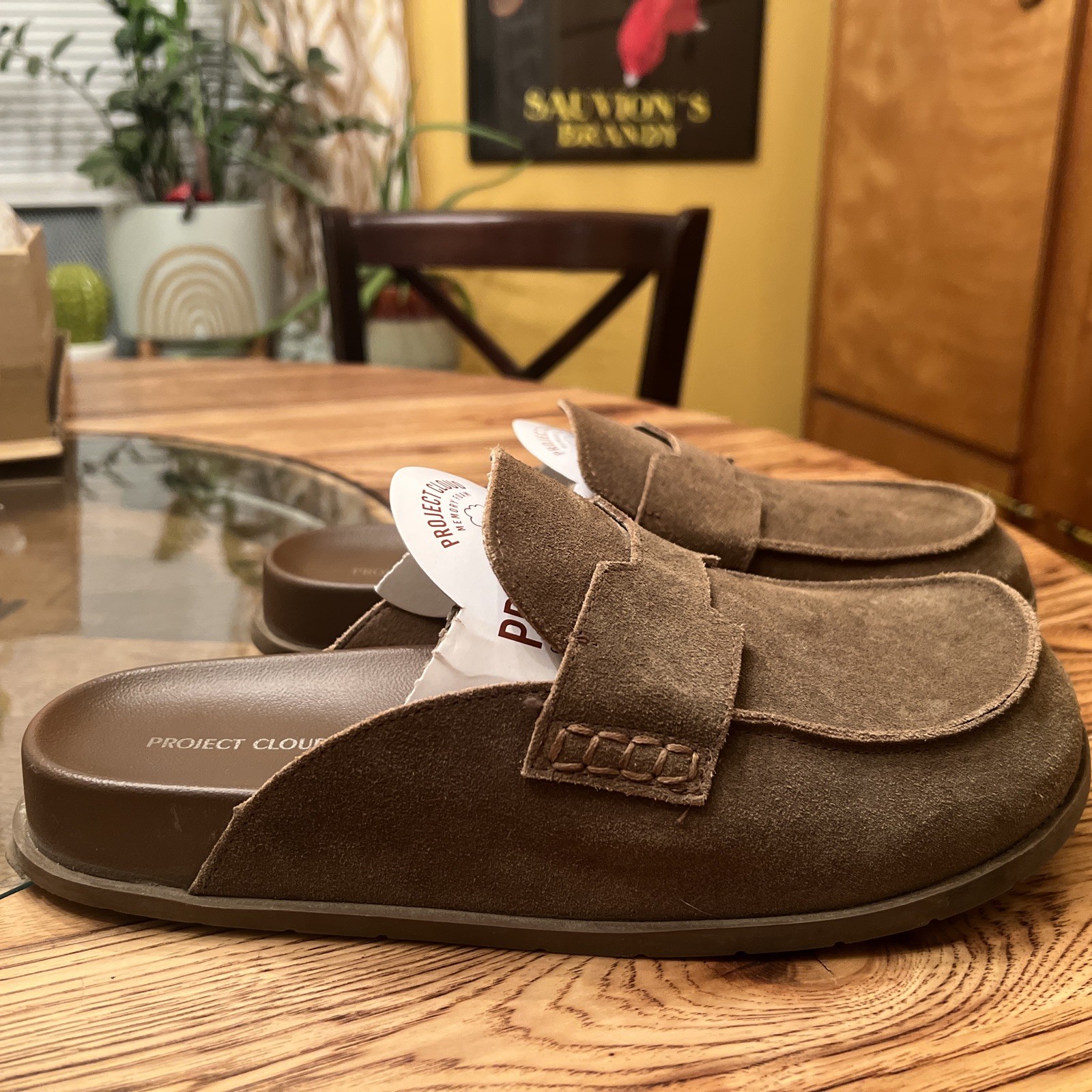 Project Cloud 100 Genuine Leather Womens Clog – Memory Foam Arch Support Size 11