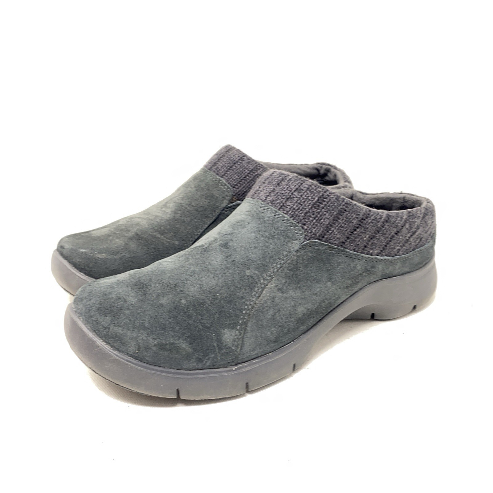 Dansko Emily Slip On Clogs Womens 38 US 7.5 – 8 Casual Comfort Green Suede