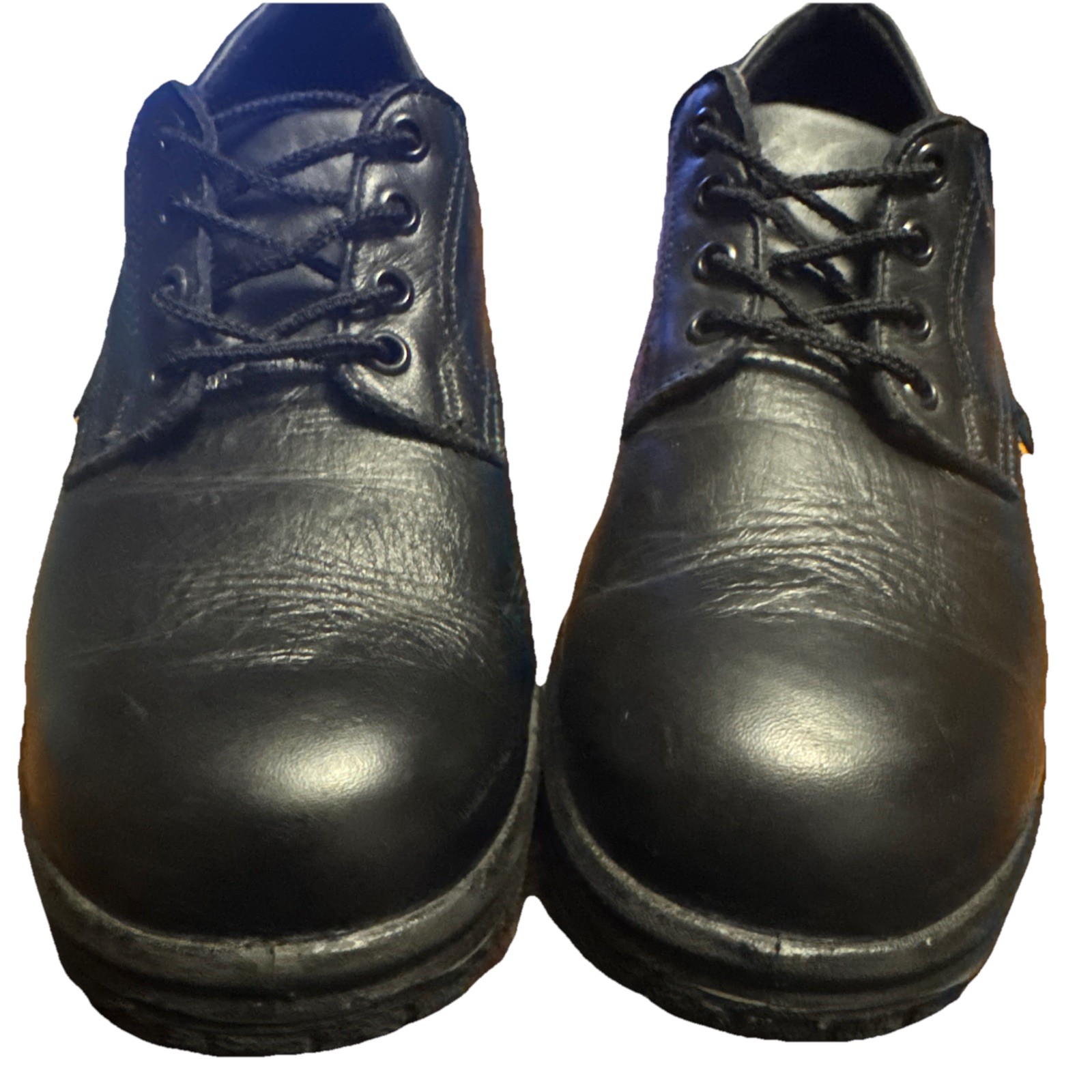 Thorogood Shoes Wm’s 9.5 W Black Soft Streets Series Plain Toe Oxford 534-6905