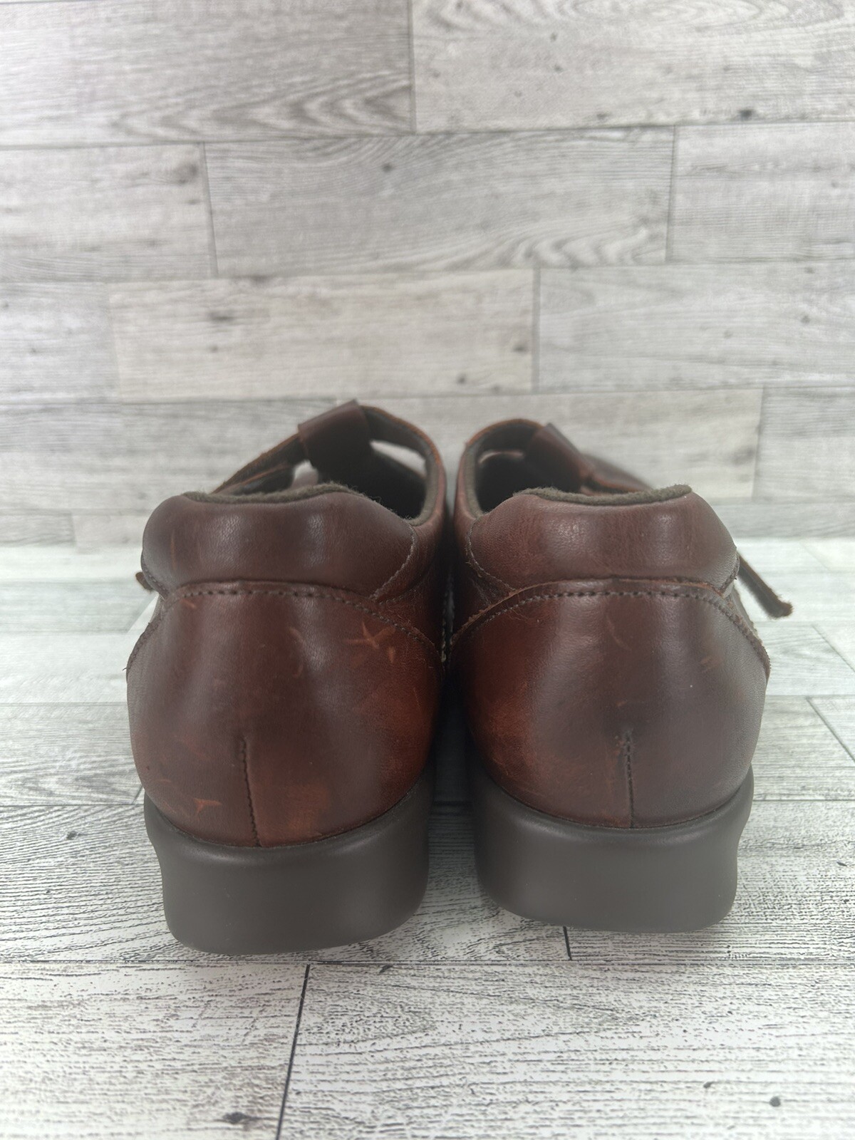 SAS Shoes Womens Size 10N Walnut Willow Mary Jane Tripad Comfort Slip On USA