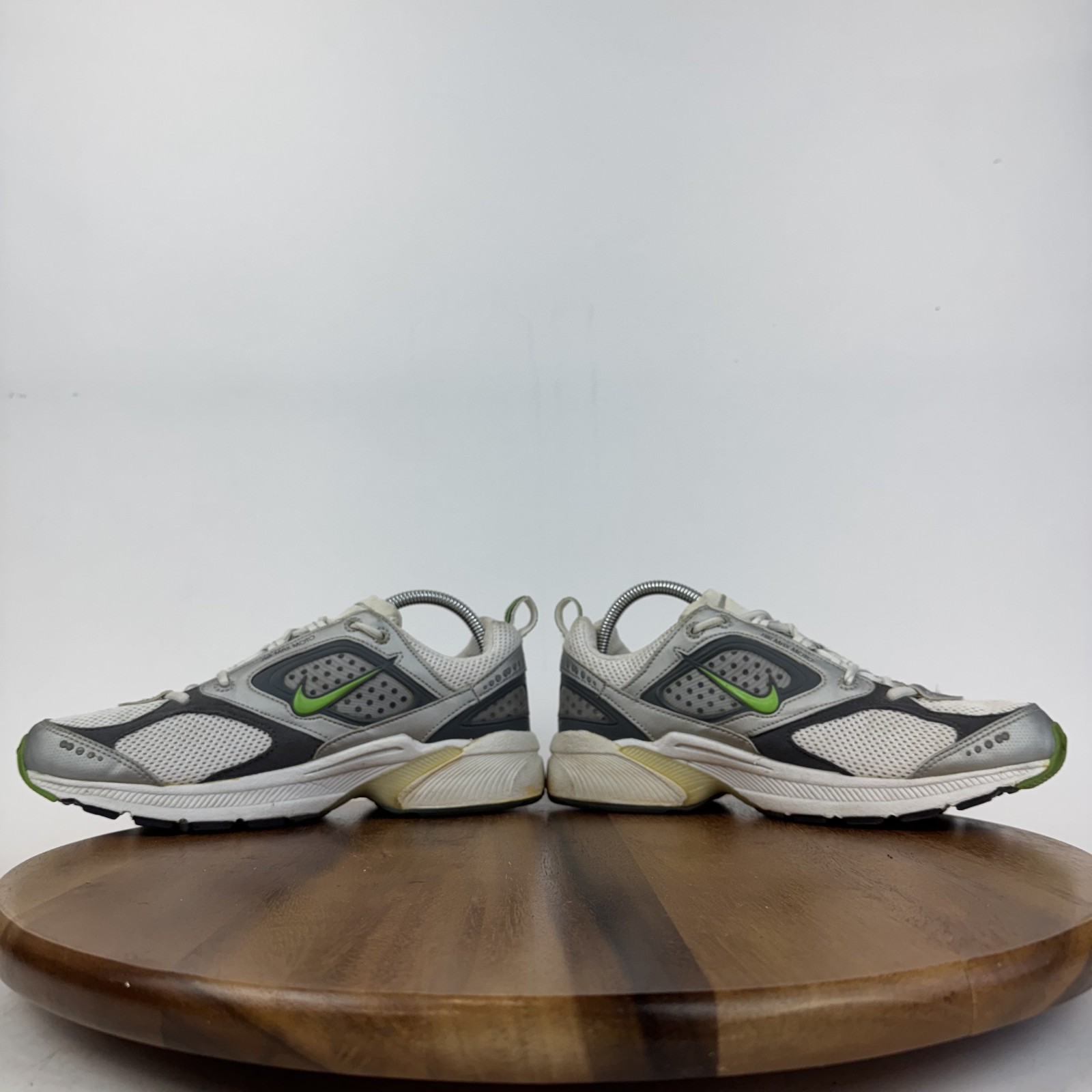 Womens Nike Air Max Moto+ IV White Mesh Athletic Running Sneakers Shoes Size 9 M