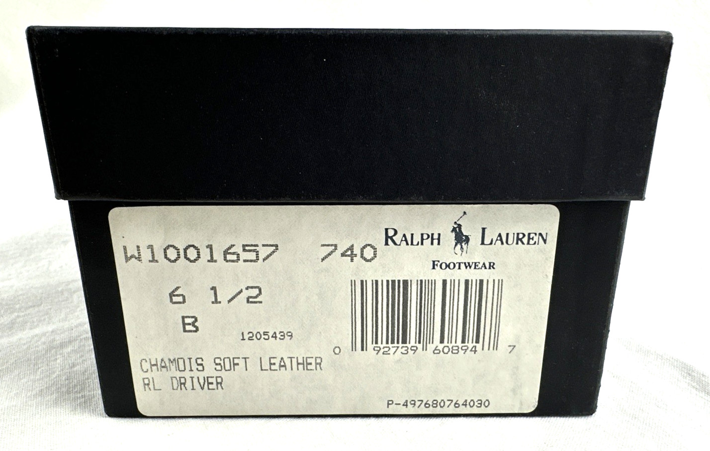 Ralph Lauren Moccasin Soft Leather Shoes Women Sz 6 1/2 B w/Box, Free Ship
