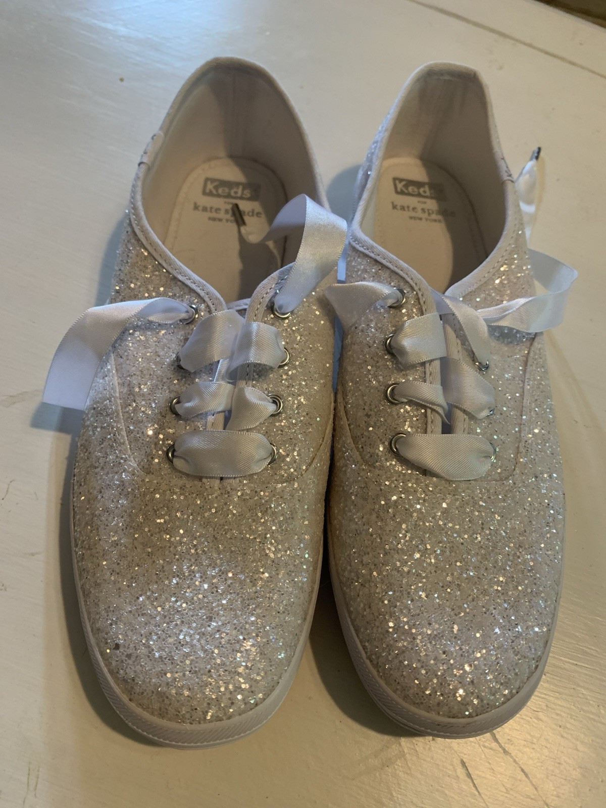 Keds Kate Spade Champion Glitter Celebration Sneaker White Size 9.5