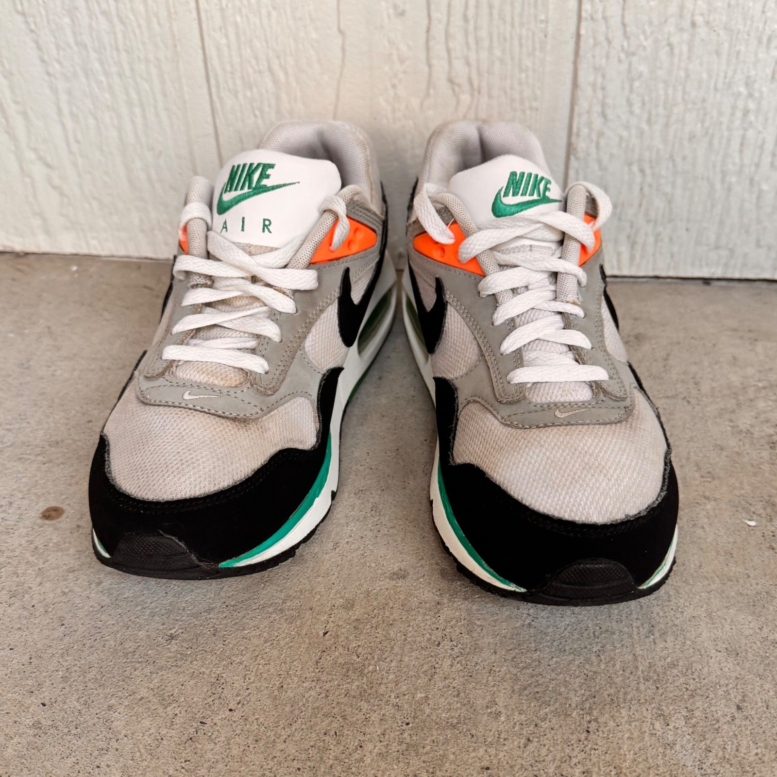Nike Air Max Correlate Womens Size 9 Casual Sneakers Gray Black Green Orange