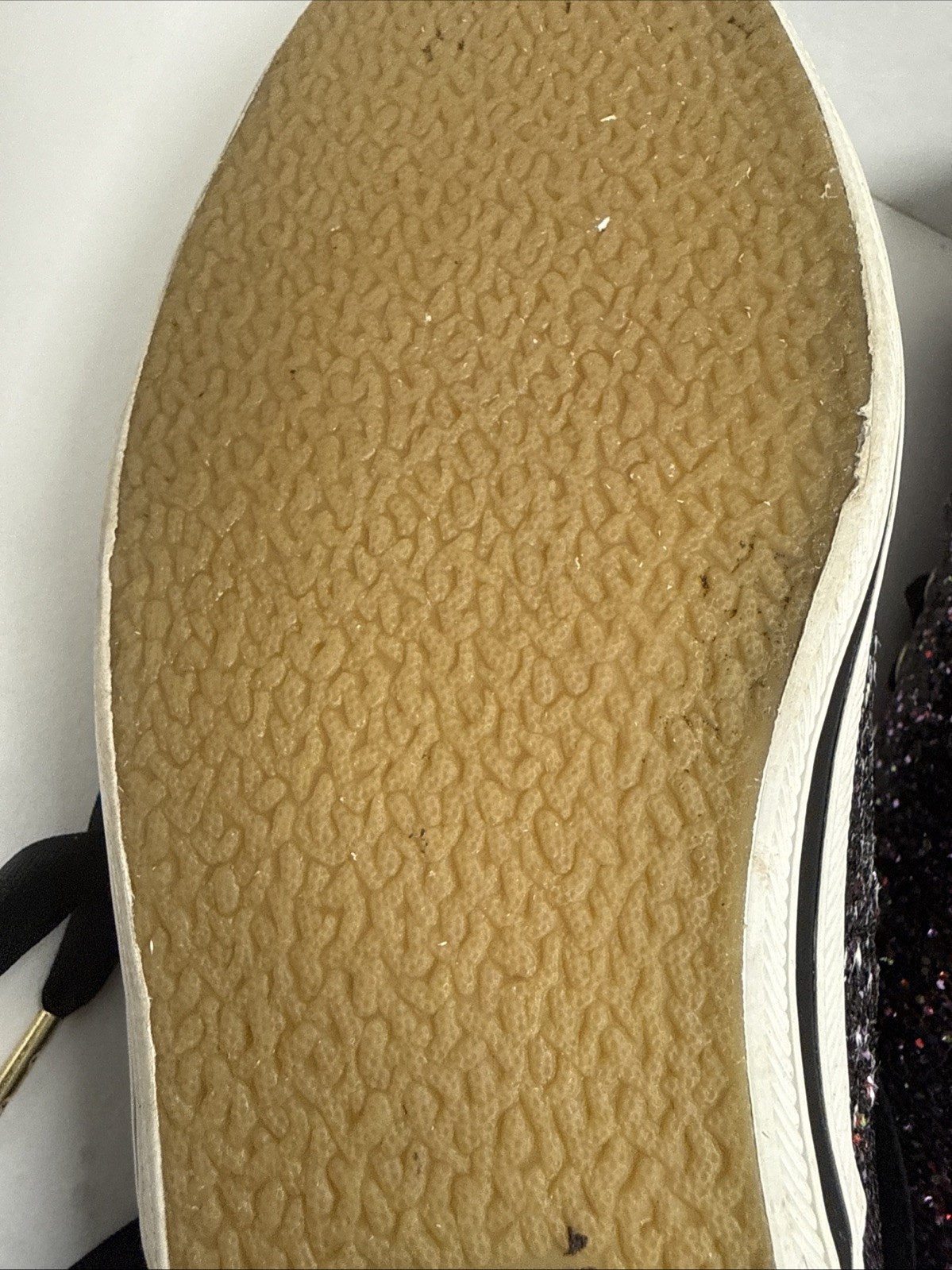 Kate Spade X Keds Sneakers Women’s Size 8 Deep Purple Glitter