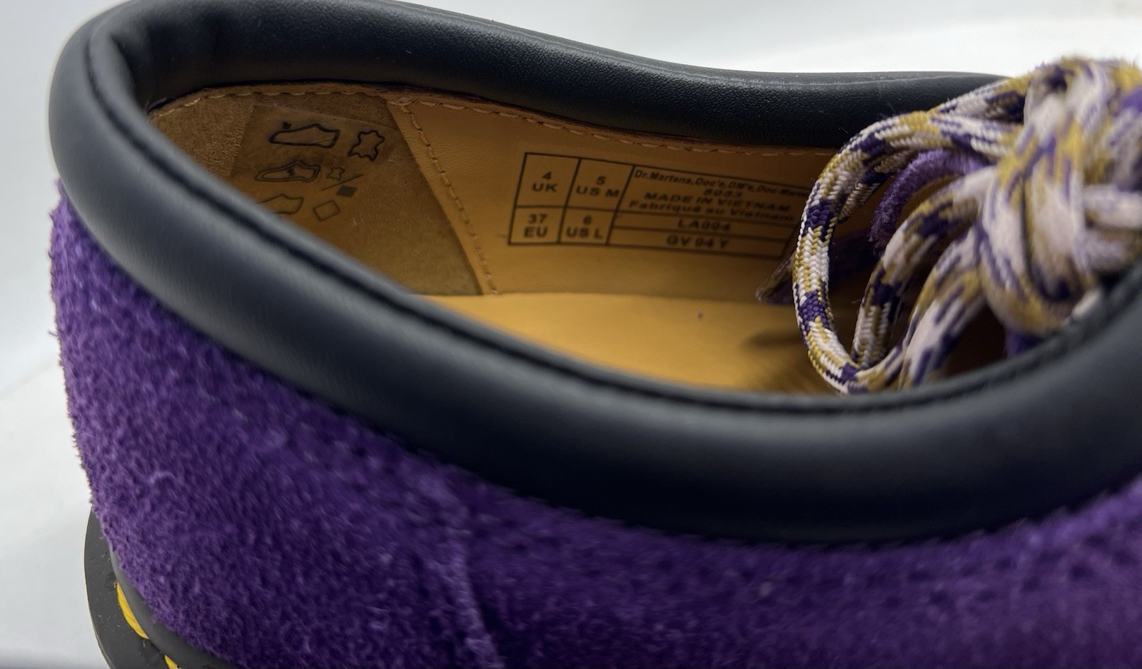 New Dr. Martens 8053 Ben Suede Shoes, Rich Purple, Women’s Size 6 *ShipsFAST