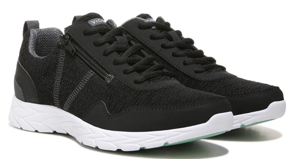 Vionic Jetta Black Comfort Shoe Sneaker Women’s US sizes 5-12 NEW!!!!