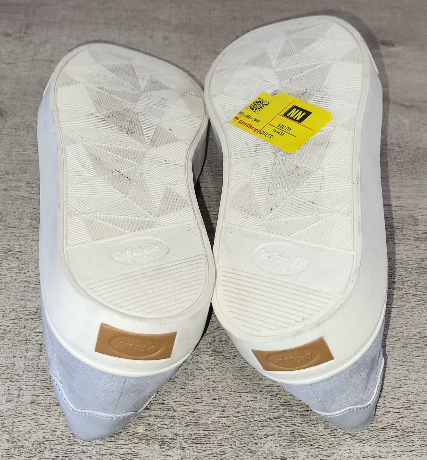 Dr. Scholls Be Free Comfort Slip On Light Blue Canvas Sneaker Women Shoe Sz 7 M