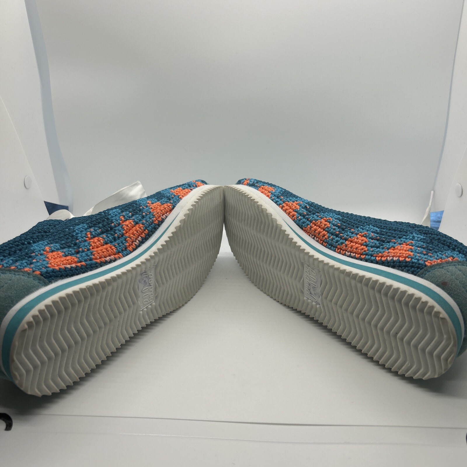 Poppy Lifestyle Made For Sneaker in Blue Crochet Boho Gypsy Size 7 Free People