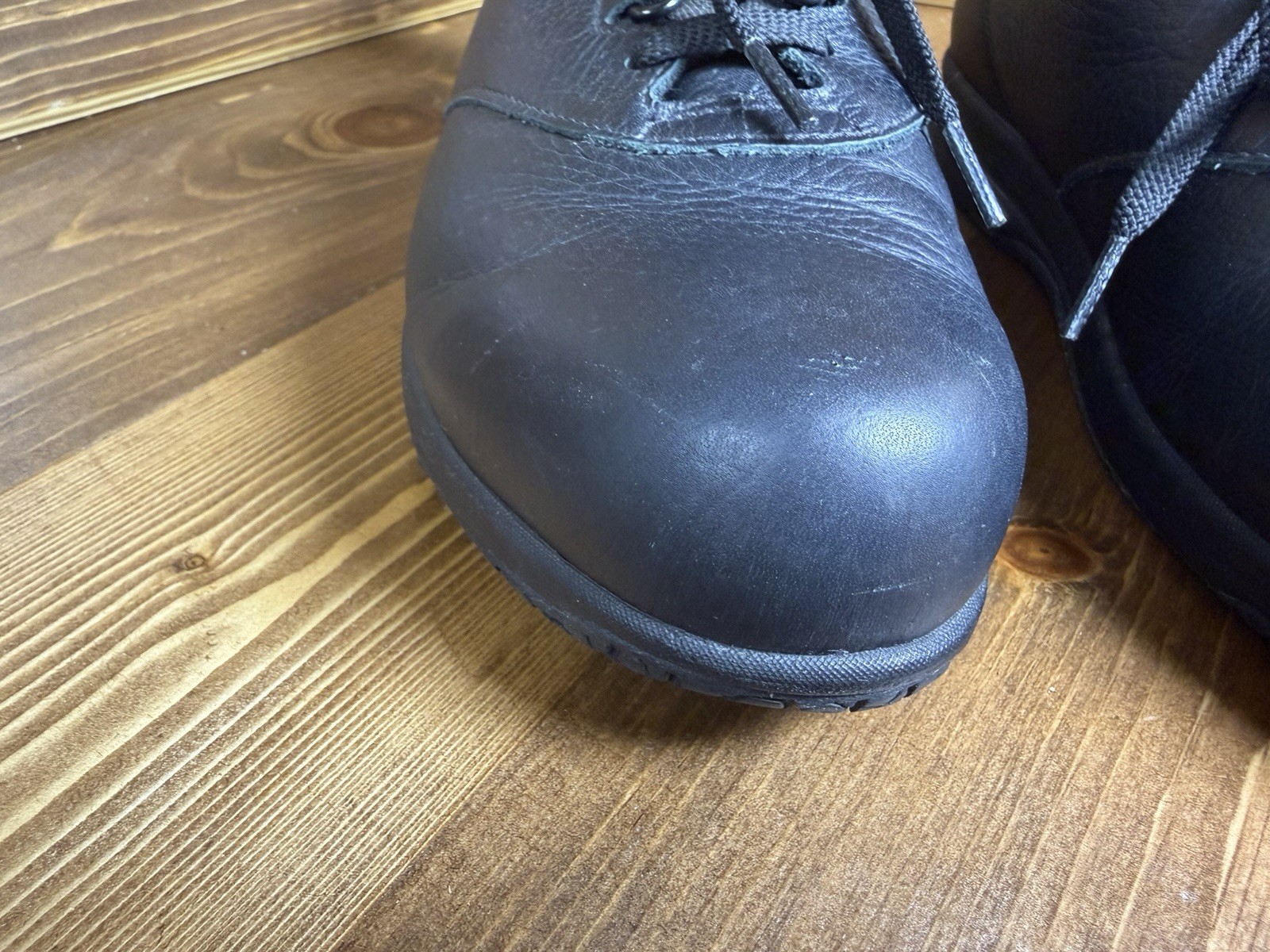 SAS LIBERTY NON SLIP LACE UP SHOES WOMEN’S BLACK LEATHER SIZE 9.5W 2160142
