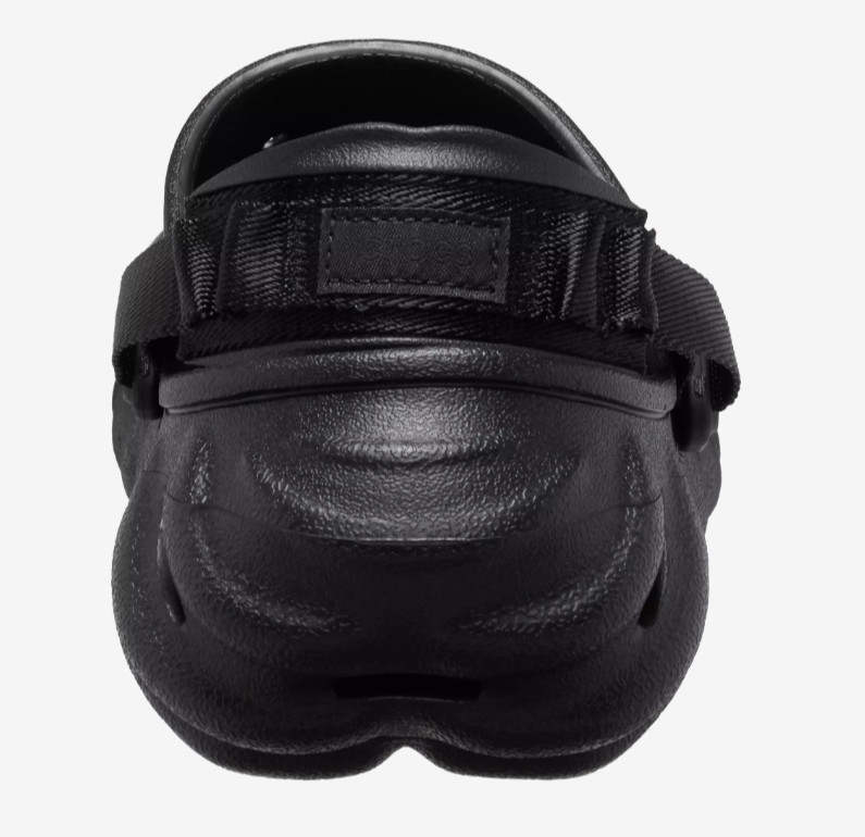 Crocs Echo Clogs Triple Black 207937-001 Women’s Size 5-9 New