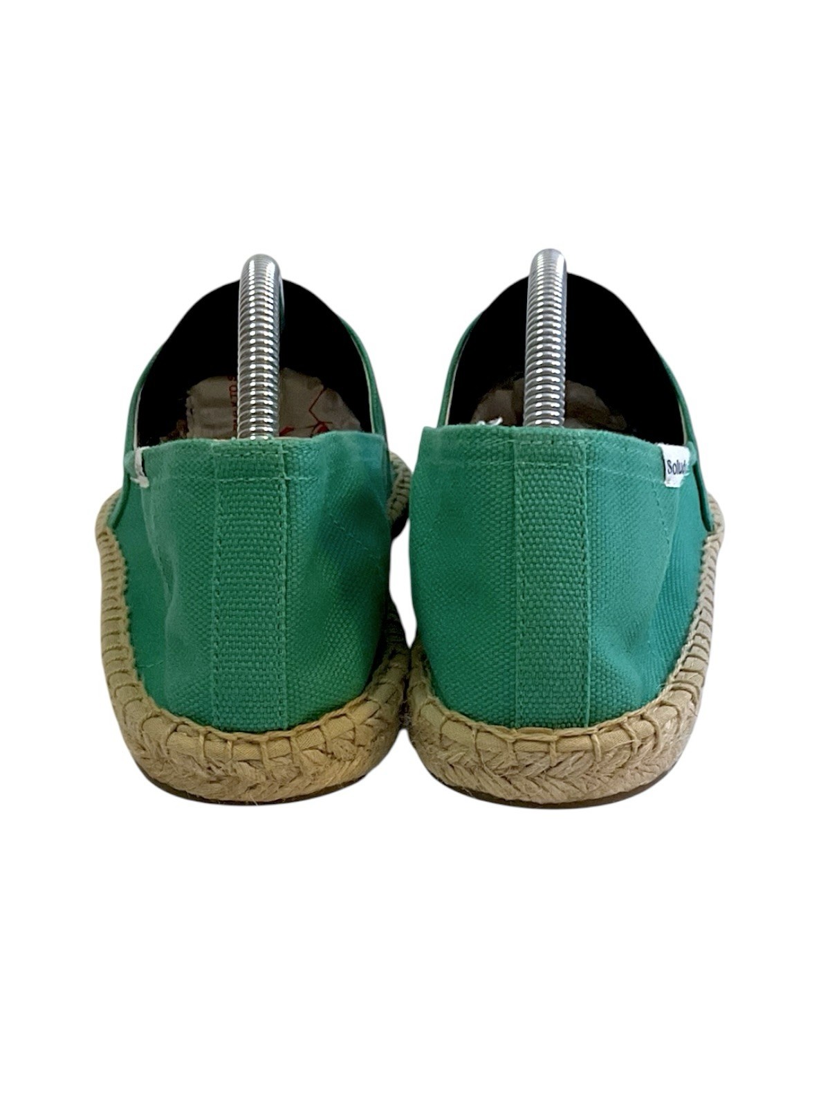 Soludos Original Espadrille Dali Shoes Women’s Size 11 Green Canvas Slip On
