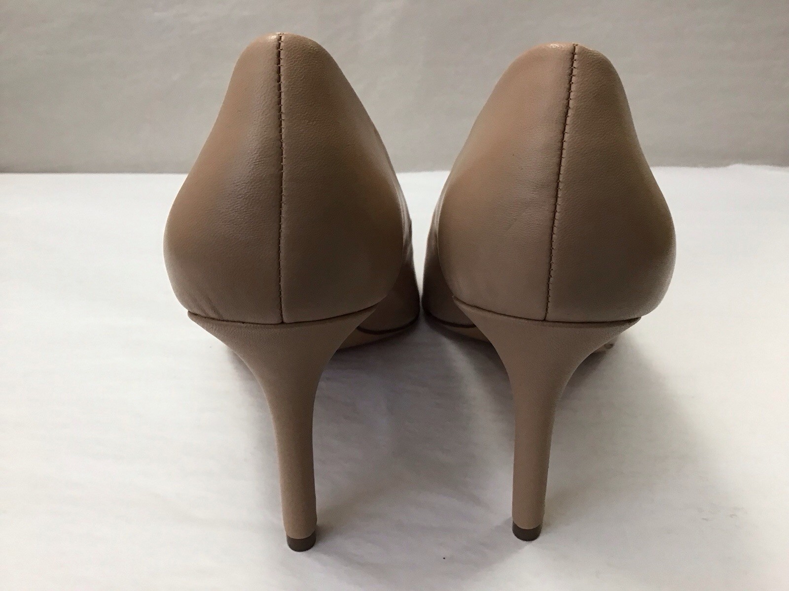 New Naturalizer 8.5 Wide Anna Pointed Toe Dress Pumps Creme Brulee Leather (N62)