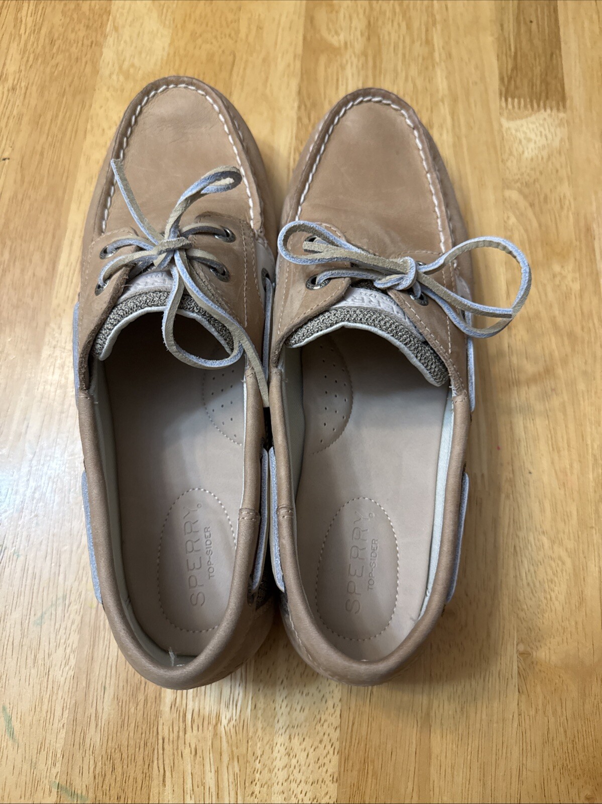 SPERRY Top Sider Women’s KOIFISH Linen Oats Boat Shoes STS95589 Sz 9.5 M