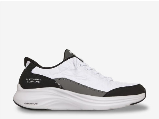 Skechers Slip-ins Contour Foam Cozy Fit Slip-On Sneaker – Women’s White/Black
