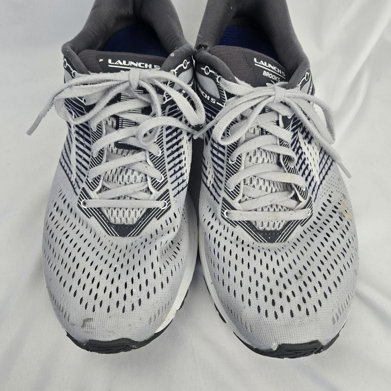 Brooks Launch 5 Running Shoes Gray/Black Womens 9.5 B Mens 7.5 D