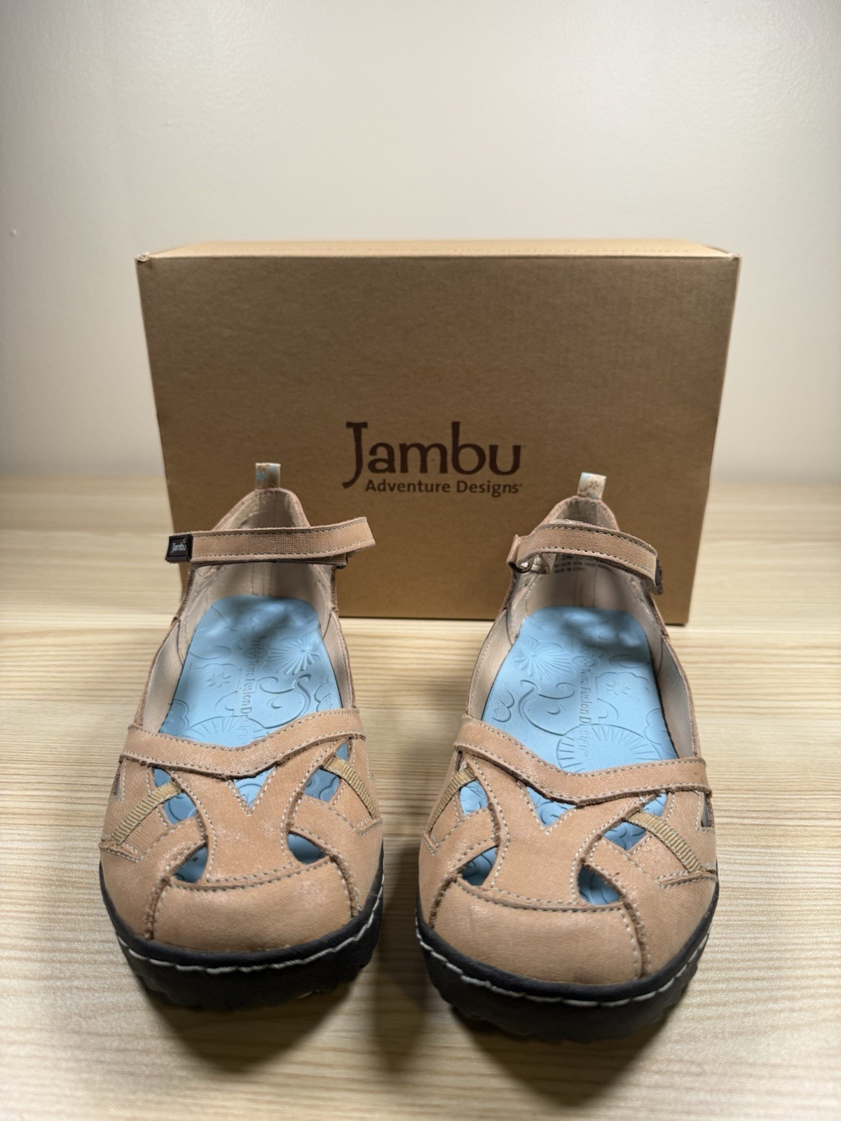 Jambu Terra Fusion Shoes Womens Size 7.5 M Rainbow Poppy Mary Jane Strappy