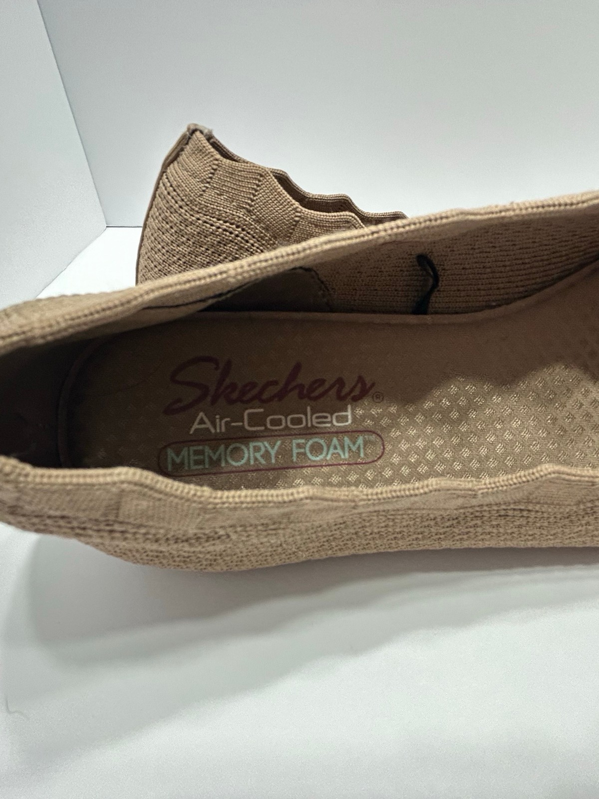 Skechers Shoes Womens Size 9.5 Brown Air-Cooled Memory Foam Slip On