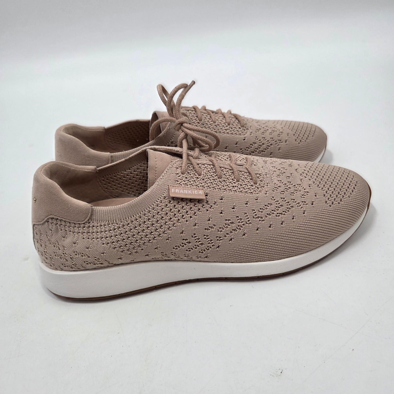 Frankie 4 Dimity Sneakers Womens Size 9 Sand Beige Rose Gold Slip Resistant