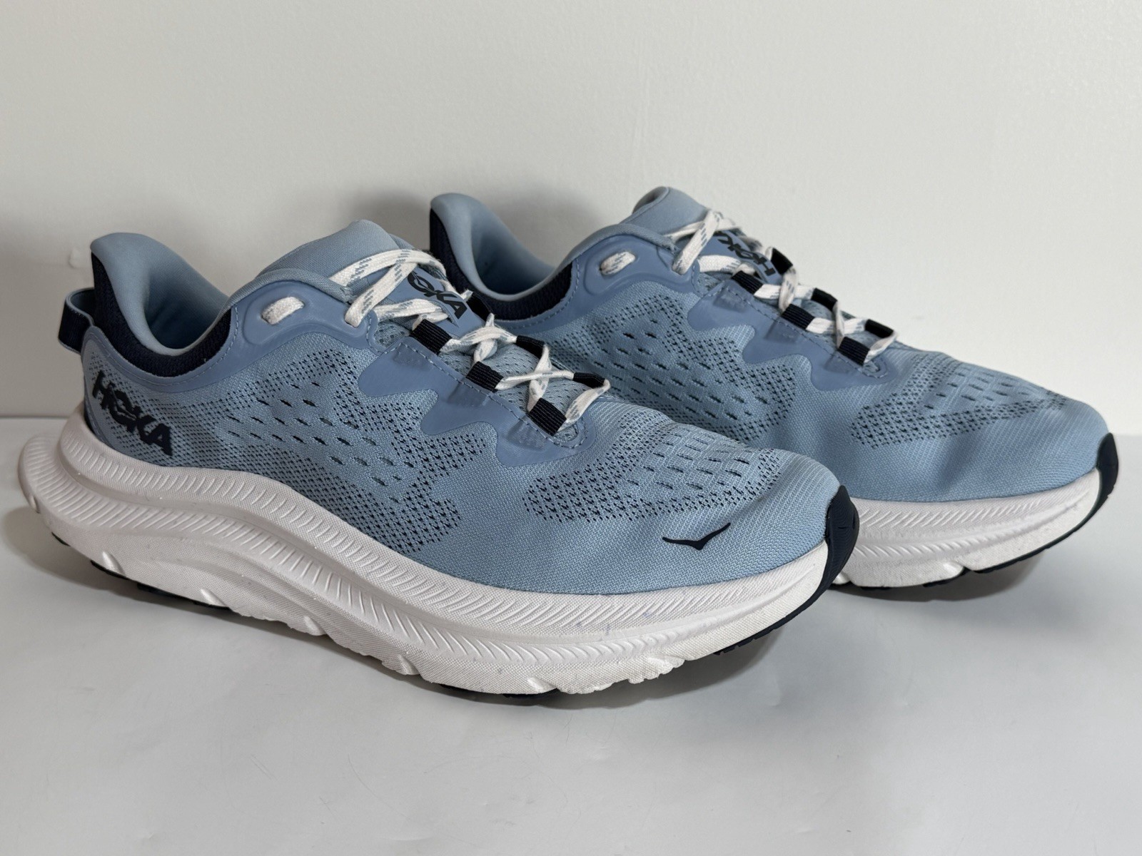 Hoka One One Kawana 2 Drizzle Blue White Sneakers Women’s 9.5B Shoes 1147913
