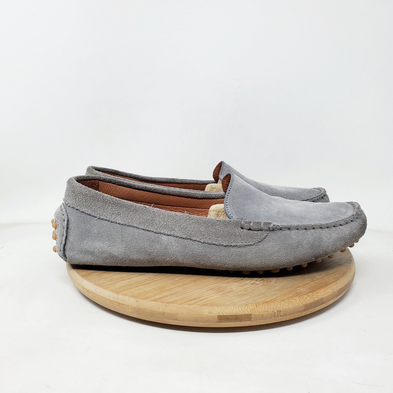 M Gemi The Felize Shoes Womens 38.5 Suede Slip On Driving Loafer Comfort Classic