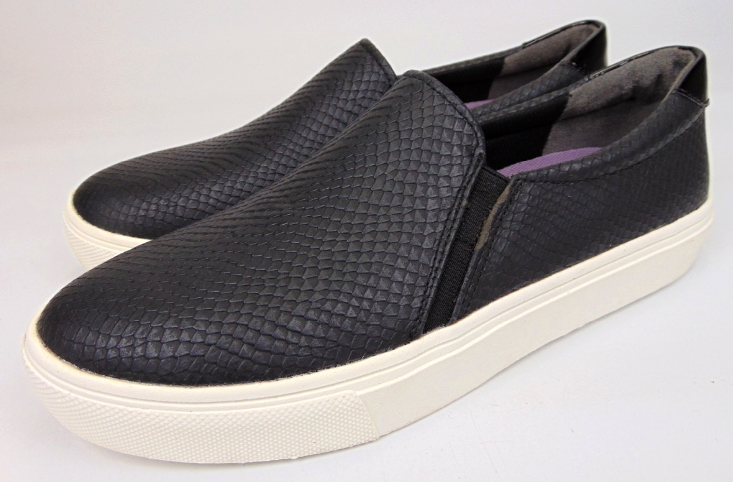 Dr. Scholls Nova Slip On Casual Sneakers Womens Size 7.5 M, Black Comfort Shoes