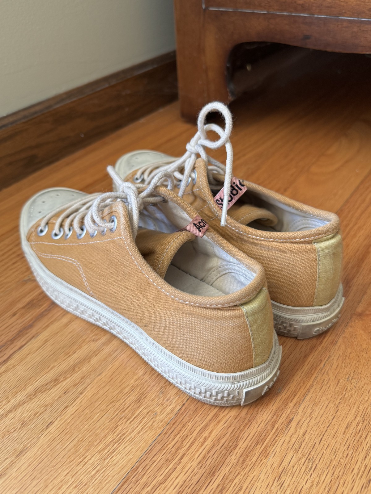 vintage shoes, acne studios cloth trainers, Unisex, EU 37, US Women 7, Men 5.5