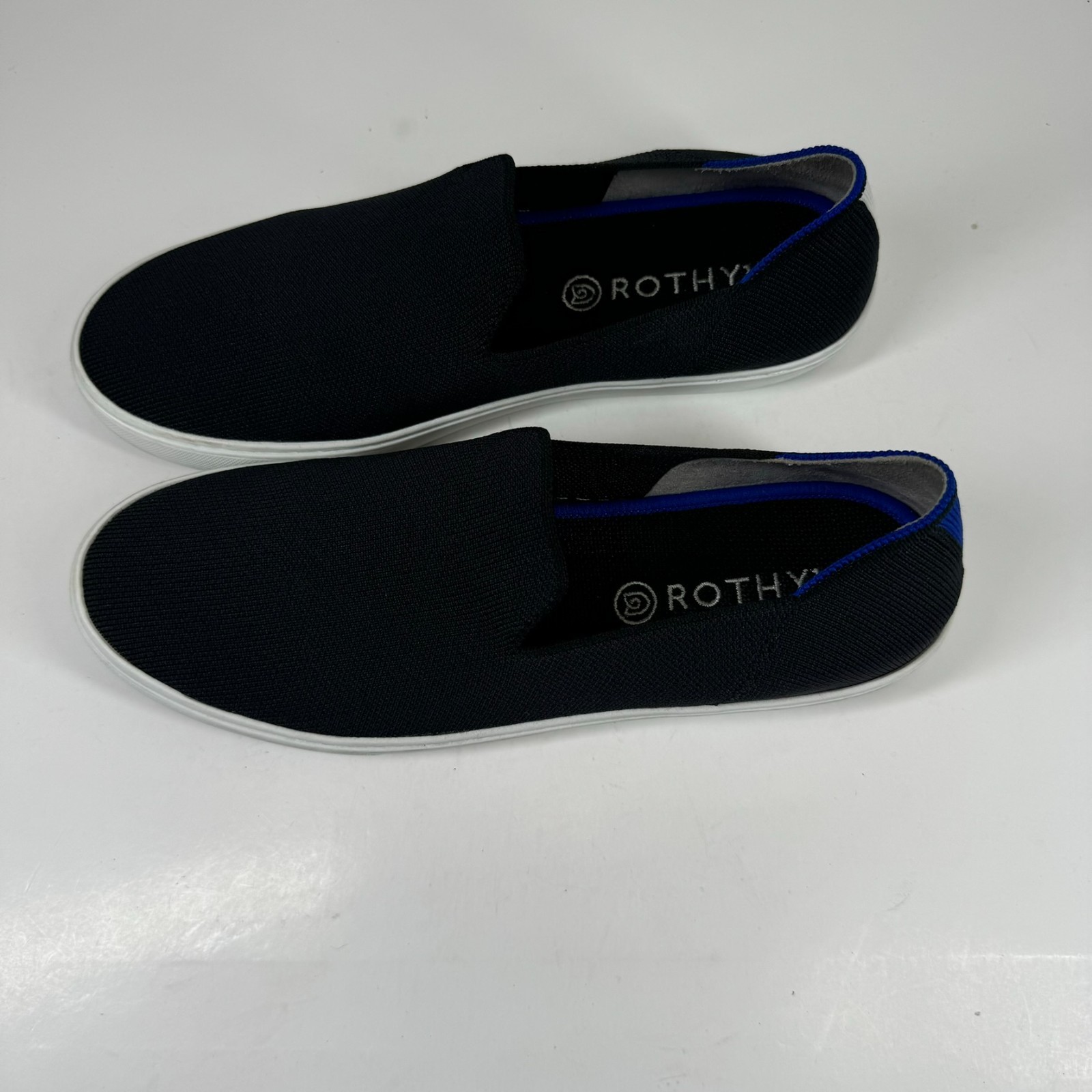Rothy’s The Original Women’s US 11 Black Knit Comfort Casual Slip-On Sneaker