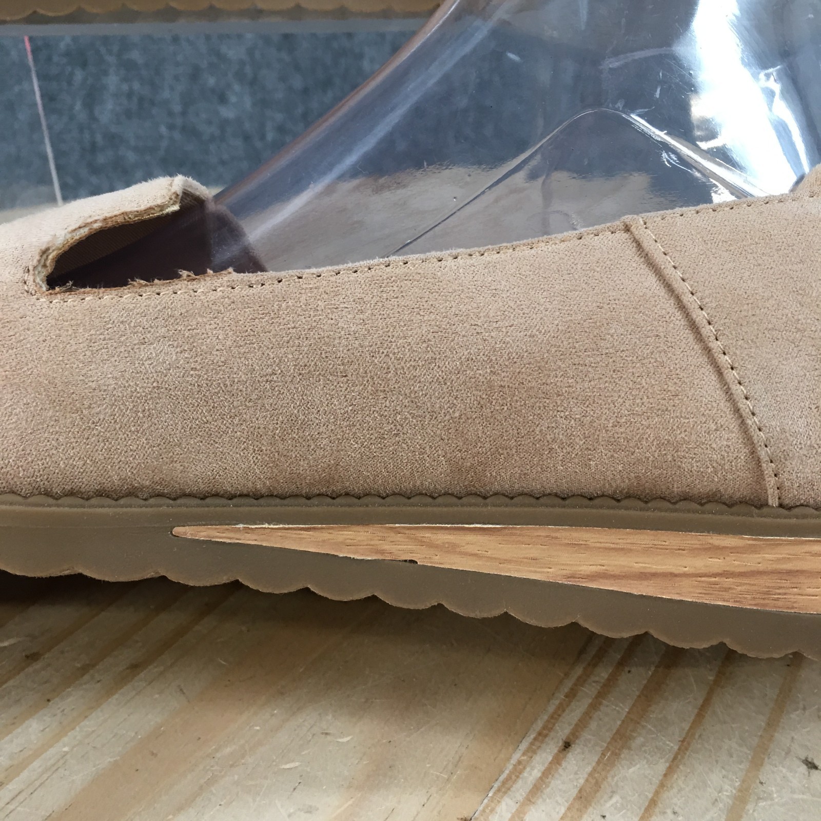 Dr Scholls Jettison Loafer Shoes Womens 10 M Low Almond Toe Casual Beige NEW