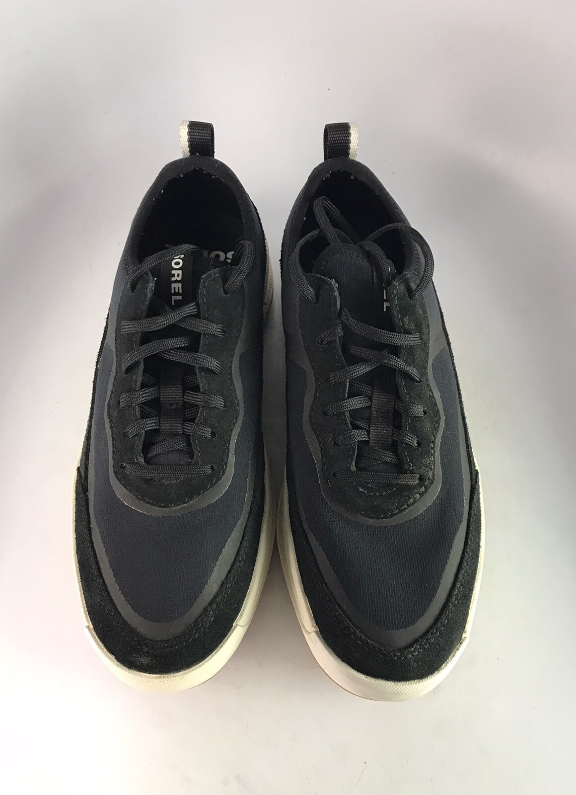 Sorel Ona 503 Low Black Jet Women’s Shoe Textile/ Suede Sz 8.5 US