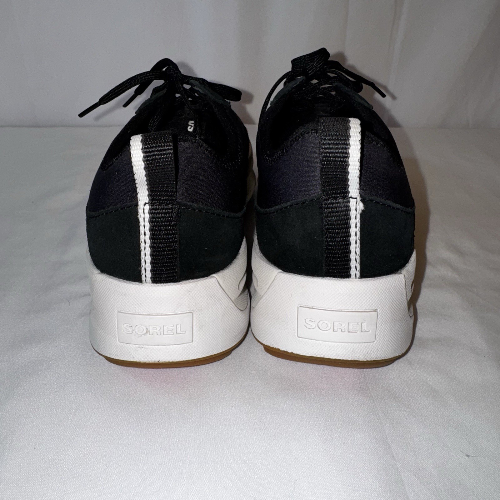 Sorel Ona 503 Low Black Jet Women’s Shoe Textile/ Suede Sz 10