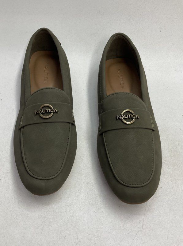 Nautica Nottaway Olive Green Women’s Loafers Drivers Size 8.5