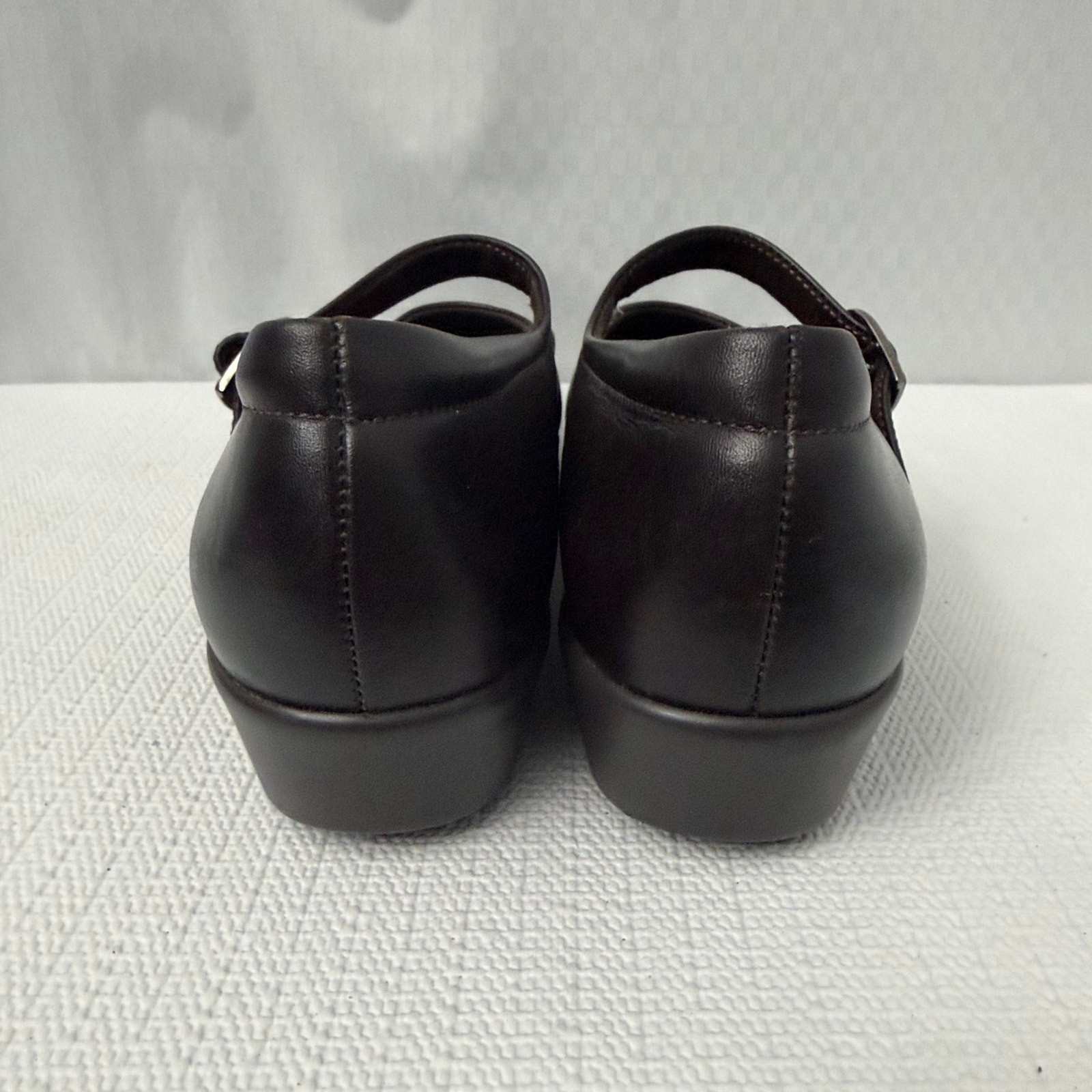 SAS Maria Shoes Womens Size 10 Narrow Dark Brown Mary Jane Comfort