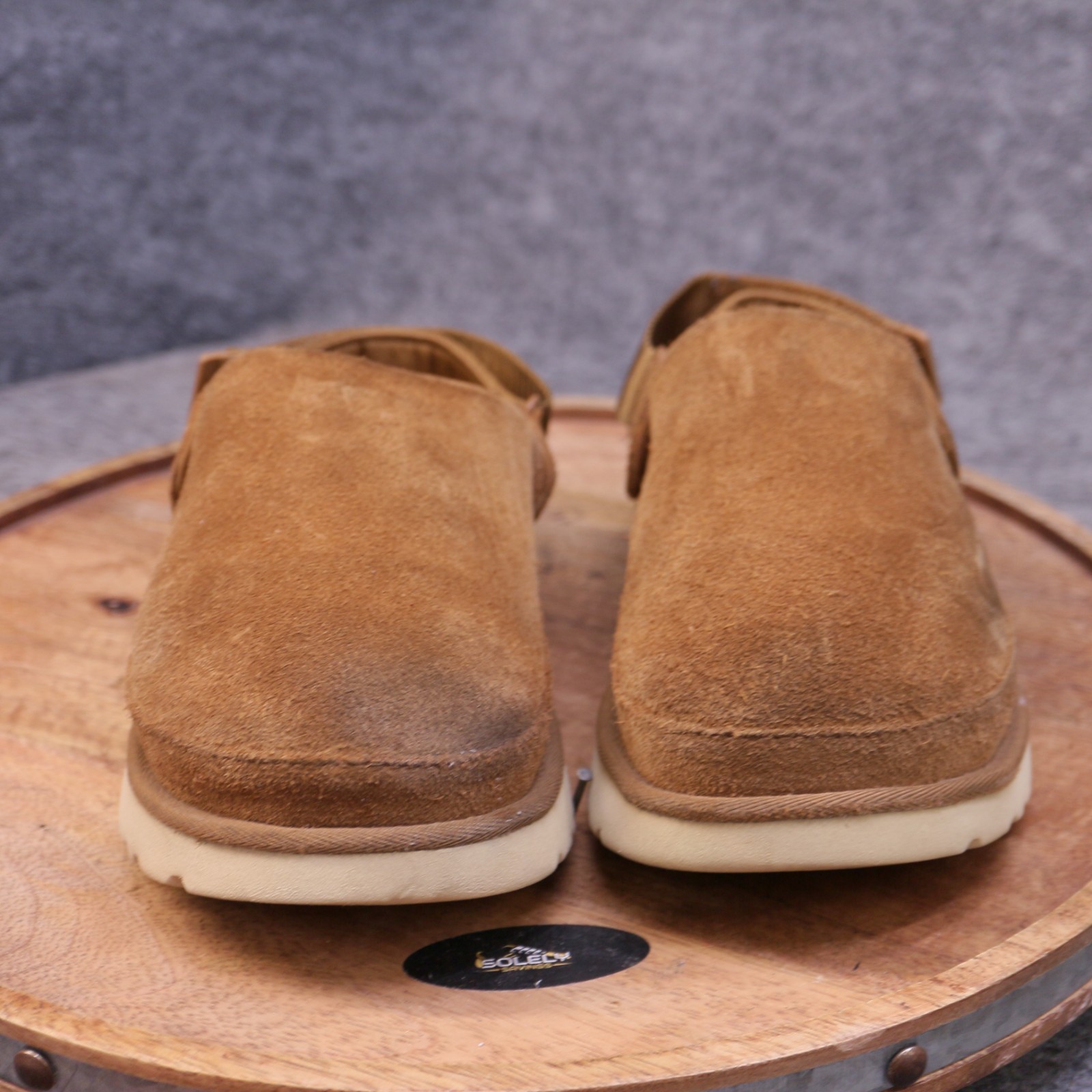 UGG Goldenstar Clogs Women’s Size 8 US Chestnut Brown Suede Slip On Shoes