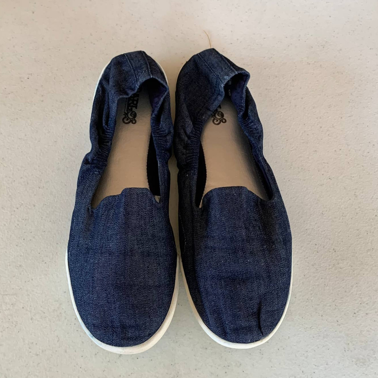 Carlos by Carlos Santana Malina Denim Fabric Slip-on Flats Women’s US 7 M