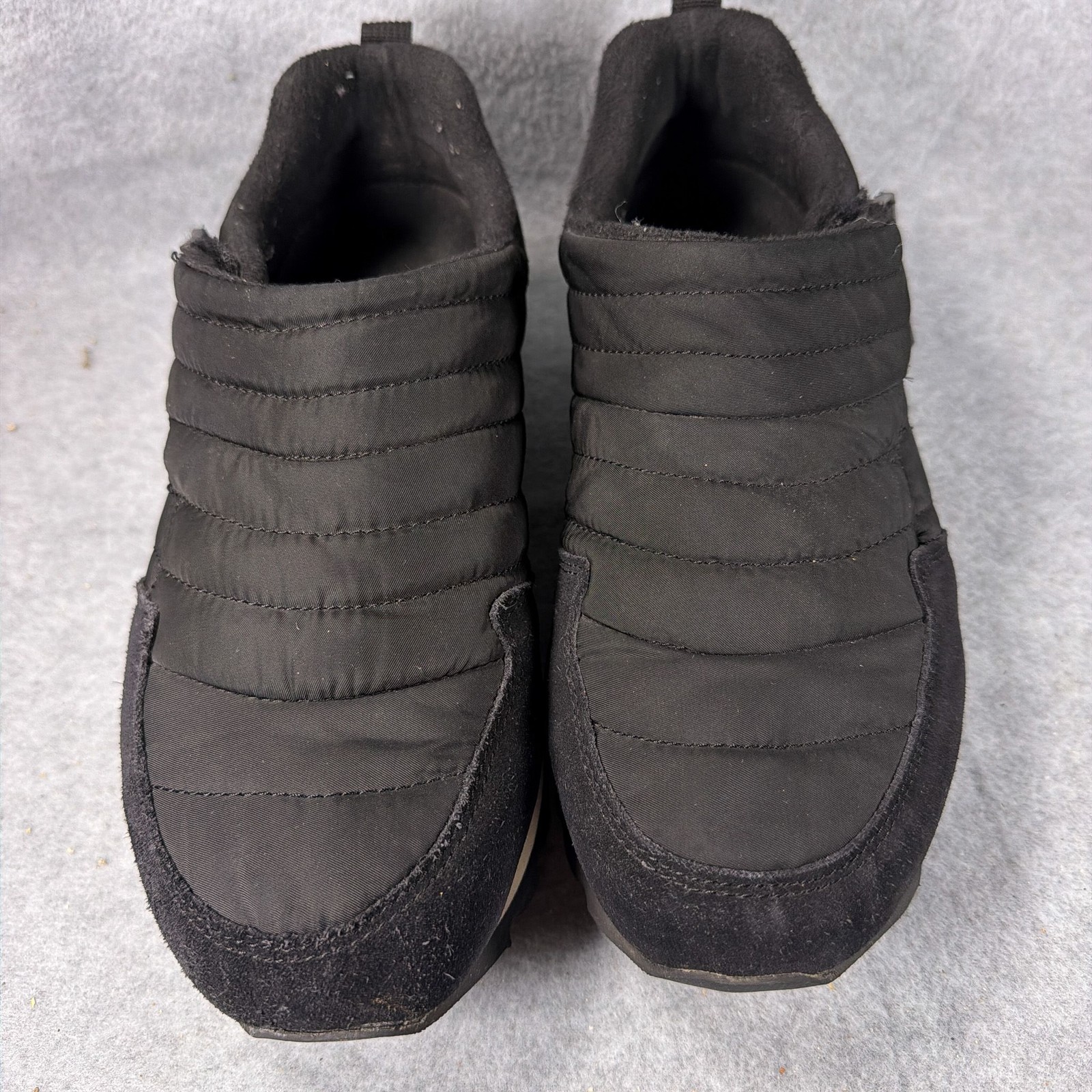 Merrell Alpine Moc Strap Polar Slip On Shoes Womens 9 Black Quilted Insulated
