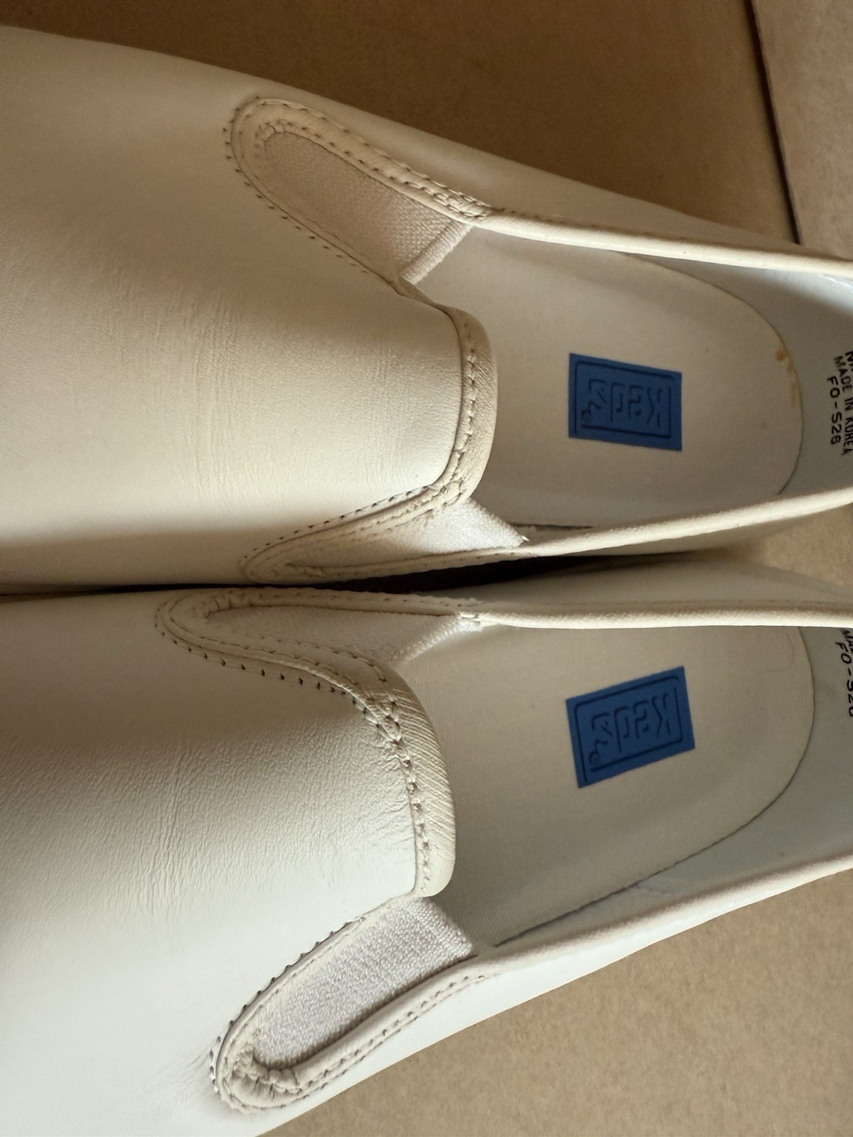 KEDS Champion Leather Slip-On M9.5 L11 – New