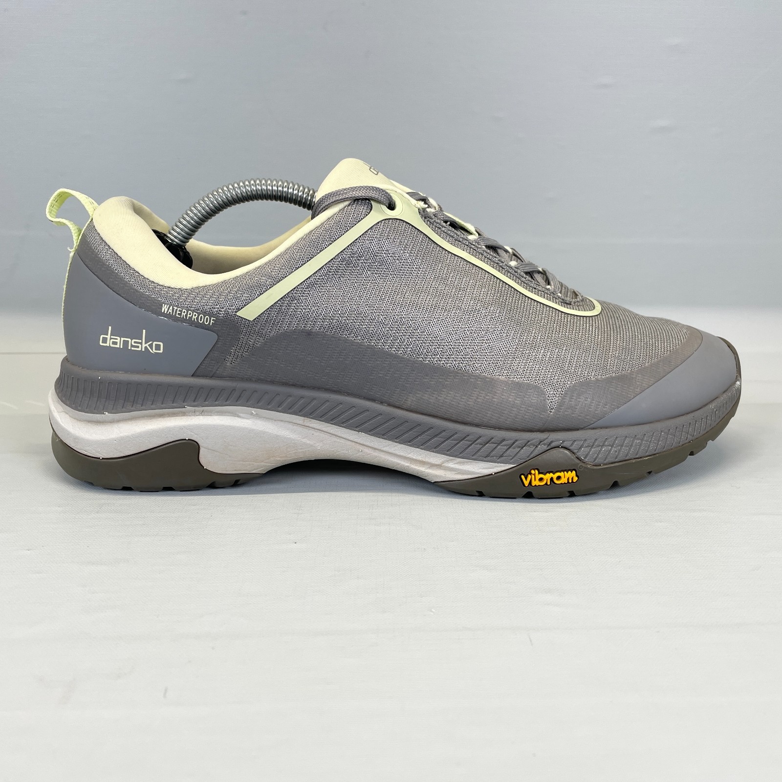 Dansko Makayla Shoes Womens Size 39 US 8.5 Gray Lace Up Waterproof Sneakers