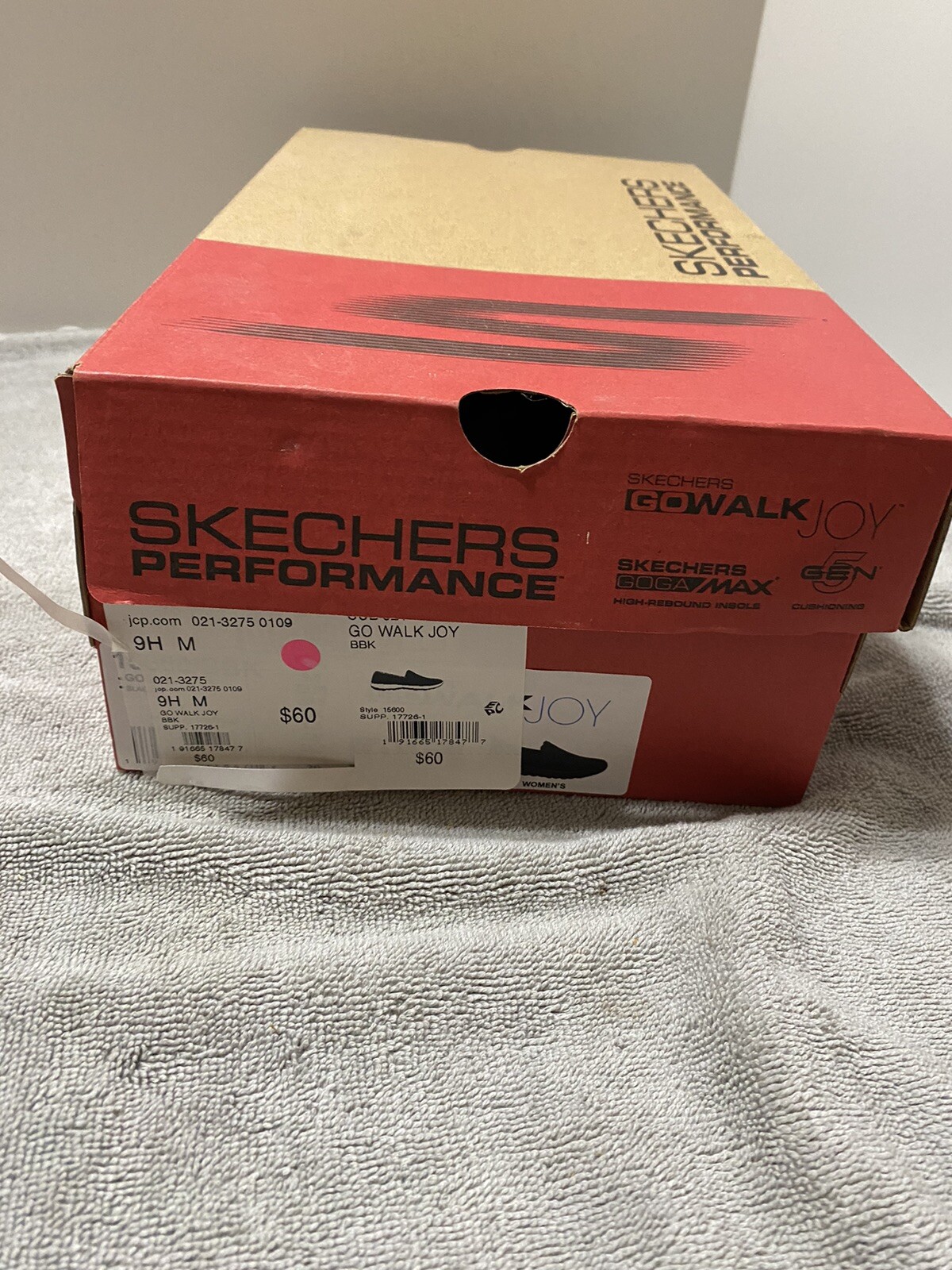 Skechers GOWALK JOY Walking Shoes Compfortable Performance 15600/Black Size 9.5