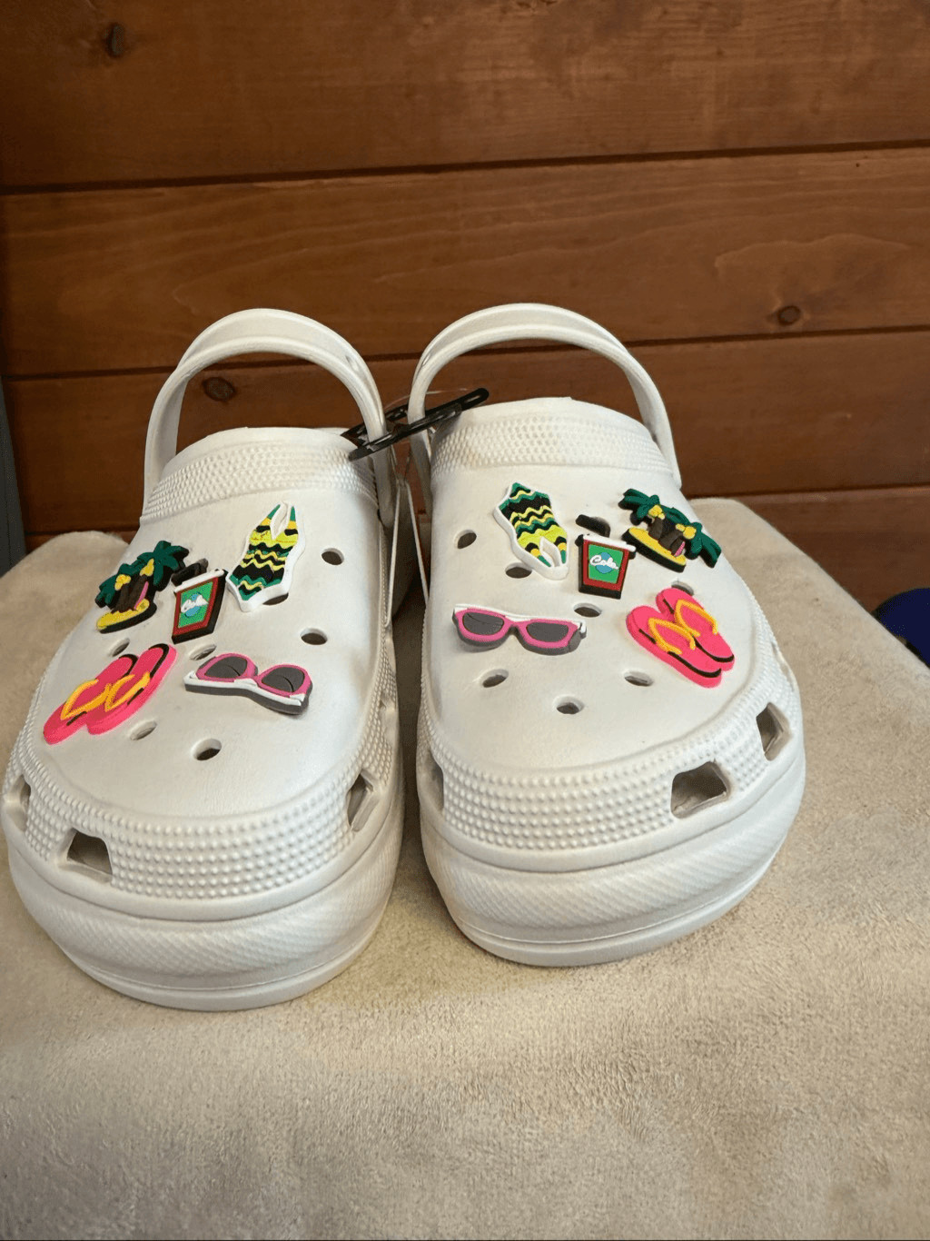 No Brand Womans Clogs/Slides white Sz 10 NWOT