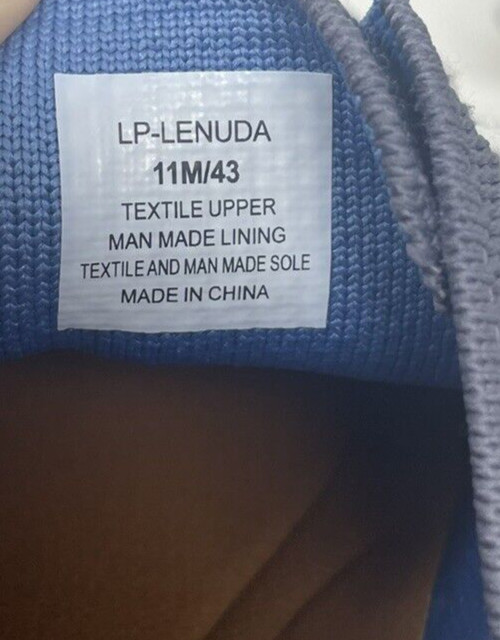 Lucky Brand Lenuda Women’s Blue Knit Sneakers Tennis Shoes Size 11