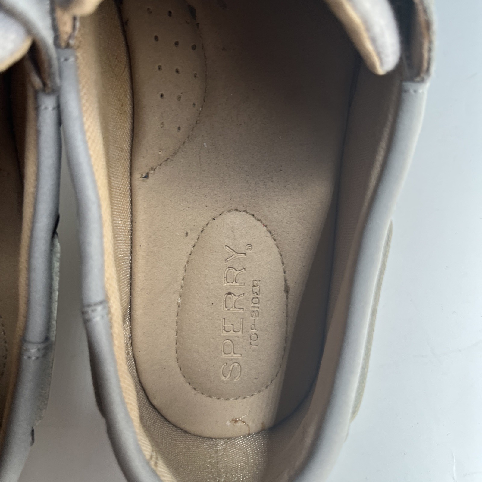 Sperry Koifish Grey Boat Shoes Women’s Sz US 9 EU 40 Good Condition