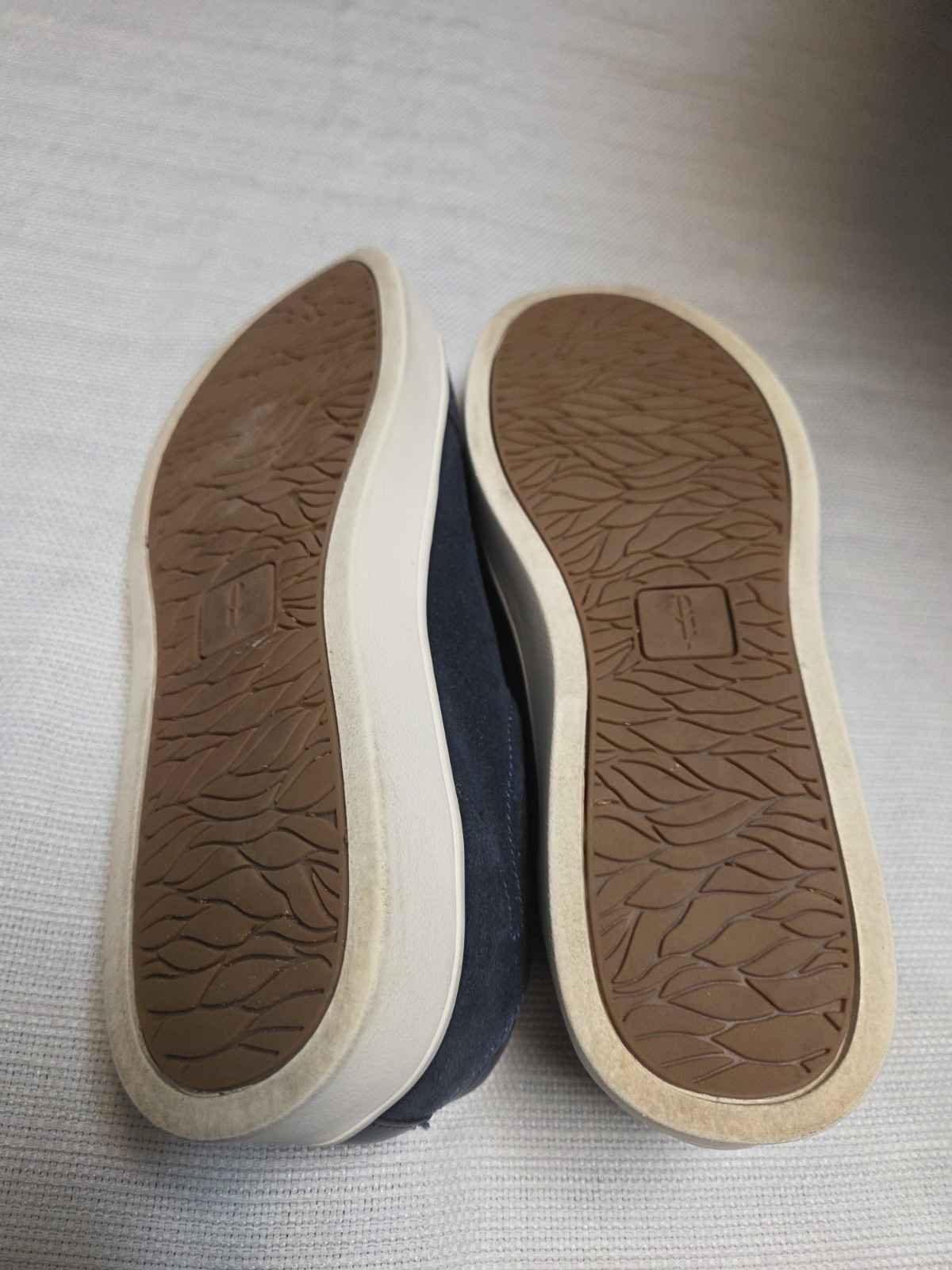 Vionic Waco Revitalign Orthotic Leather Shoe, Slip On, Blue, Size 8.5