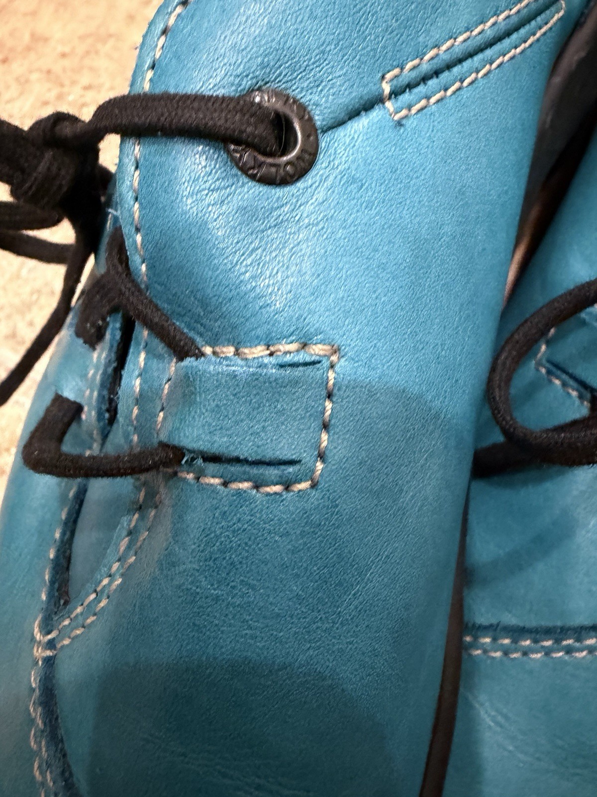 Wolky Rosa Leather Shoes Comfort Oxfords Peacock Teal blue Women Sz 42 11 EUC